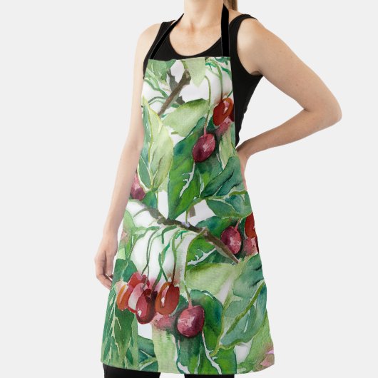 Cherry Seamless Pattern Schürze (InSitu)