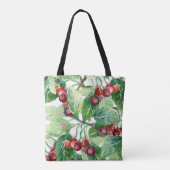 Cherry Seamless Pattern Tasche (Rückseite)