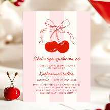 Cherry She's The Knot Brautparty