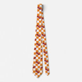 Cherry Skull Checkerboard - Bold Alt Style Krawatte (Vorderseite)