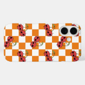 Cherry Skull Checkerboard - Niedliche Goth Vibes Case-Mate iPhone Hülle (Rückseite (Horizontal))