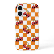 Cherry Skull Checkerboard - Niedliche Goth Vibes