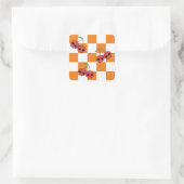 Cherry Skull Checkerboard Sticker - Niedlich & Pun (Tasche)