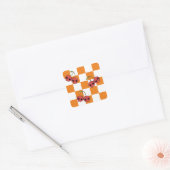 Cherry Skull Checkerboard Sticker - Niedlich & Pun (Umschlag)