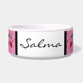 Cherry Skulls personalisiert Napf