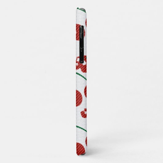 Cherry Skulls Red Case-Mate iPhone Hülle (Hinten/Links)