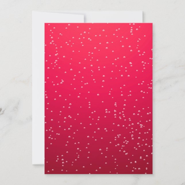 Cherry Soda mit winzigen Bläschen Hintergrundkunst (Vorderseite)