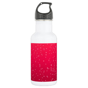 Cherry Soda mit winzigen Bläschen Hintergrundkunst Edelstahlflasche