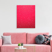Cherry Soda mit winzigen Bläschen Hintergrundkunst Leinwanddruck (Insitu (Wohnzimmer))
