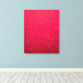 Cherry Soda mit winzigen Bläschen Hintergrundkunst Leinwanddruck (Insitu (Holzboden))
