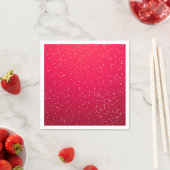 Cherry Soda mit winzigen Bläschen Hintergrundkunst Serviette (Beispiel)