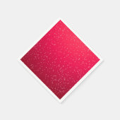 Cherry Soda mit winzigen Bläschen Hintergrundkunst Serviette (Ecke)