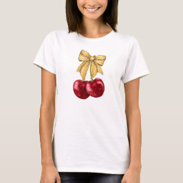 Cherry Softball Coquette trendige schicke Shirt