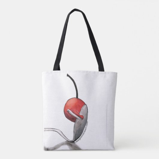 Cherry Spoon Hug Tasche (Rückseite)