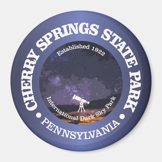 Cherry Springs SP Magnet (Vorne)