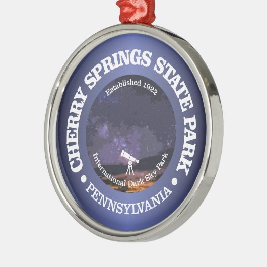 Cherry Springs SP Ornament Aus Metall (Links)