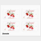 Cherry Stems Rectangle Stickers (Blatt)