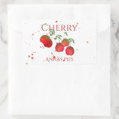 Cherry Stems Rectangle Stickers (Tasche)