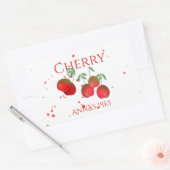 Cherry Stems Rectangle Stickers (Umschlag)