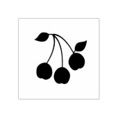 Cherry Stems Rubber Briefmarke 2" Gummistempel (Prägung)