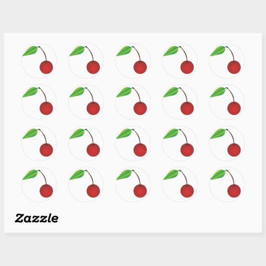 Cherry Sticker (Blatt)