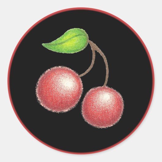 Cherry Sticker (Vorderseite)