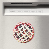 Cherry, Strawberry Rhubarb Pie Magnet (In Situ (Geschirrspüler))