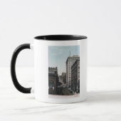 Cherry Street Scene mit Alaska Bldg Tasse (Links)