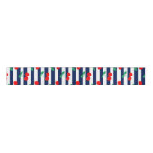 Cherry Stripe Muster - Retro Fruit Gift & Decke Ripsband (Vorderseite)