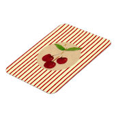Cherry Stripe Premium Flexi Magnet (Linke Seite)