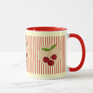 Cherry Stripe Tasse
