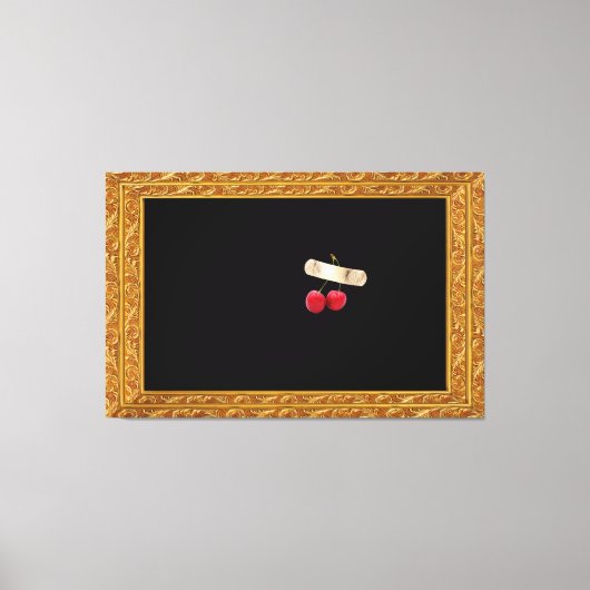 Cherry Stuckarbeiten in der Bemalungsfläche Canvas Leinwanddruck (Vorderseite)