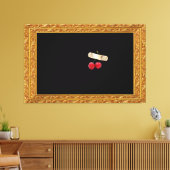 Cherry Stuckarbeiten in der Bemalungsfläche Canvas Leinwanddruck (Insitu (Wohnzimmer))