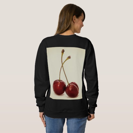 Cherry Sweatshirt (Schwarz voll)