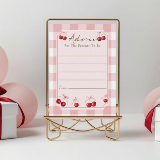 Cherry Sweet Advice for parents