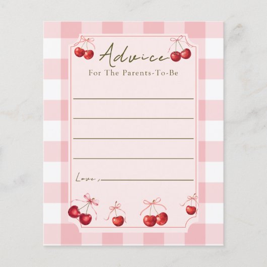 Cherry Sweet Advice for parents (Vorderseite)