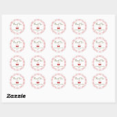 Cherry Sweet baby shower sticker (Blatt)