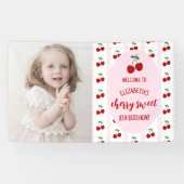 Cherry Sweet Birthday Banner (Horizontal)
