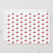 Cherry Sweet Birthday Einladung (Rückseite)