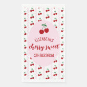 Cherry Sweet Birthday Napkins Serviette (Vorderseite)