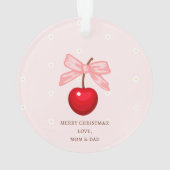 Cherry Sweet Birthday Ornament (Rückseite)