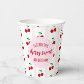 Cherry Sweet Birthday Pappbecher (Vorderseite)