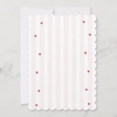 Cherry Sweet Coquette Girl Birthday Einladung (Rückseite)