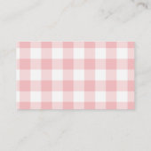 Cherry Sweet - Diaper Raffle Card Begleitkarte (Rückseite)