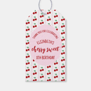 Cherry Sweet Geburtstag Geschenkanhänger