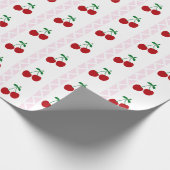 Cherry Sweet Geburtstag Geschenkpapier (Ecke)