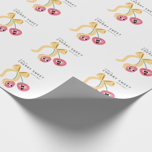 CHERRY SWEET GESCHENKPAPIER (Ecke)