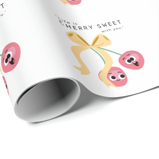 CHERRY SWEET GESCHENKPAPIER (Rolleneckpunkt)