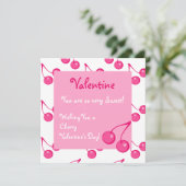 Cherry Sweet-Hearts Feiertagskarte (Stehend Vorderseite)