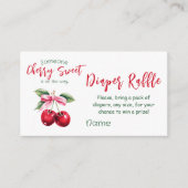 Cherry Sweet Pink Bow Girl Baby Duschtier Spiel Wi Begleitkarte (Vorderseite)